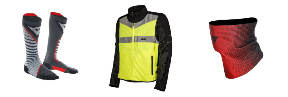 Complementos de invierno y otoño para conducir en moto y protegerte del frio.